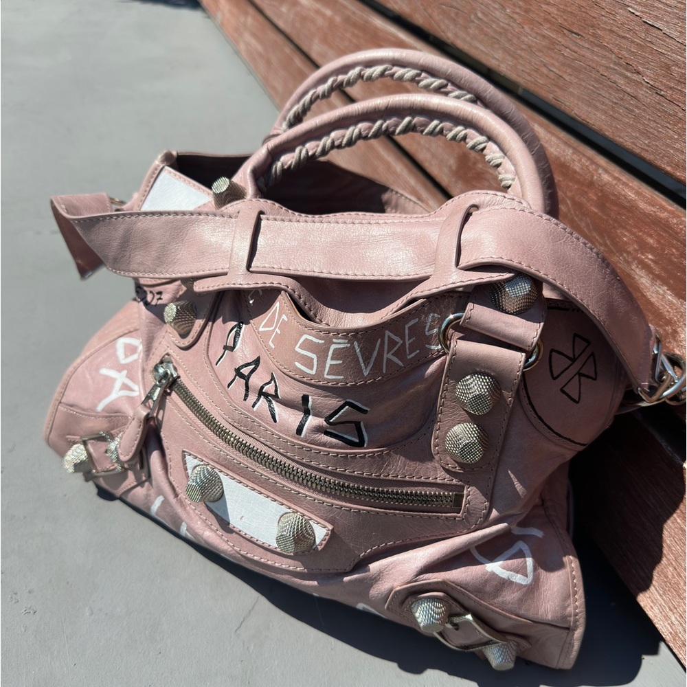 RARE Authentic Balenciaga Citi bag graffiti medium